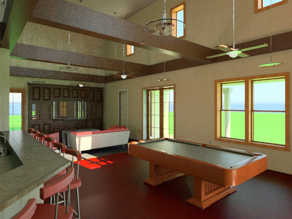 Interior concept rendering — Jacksonville, FL — Spriggs Drafting