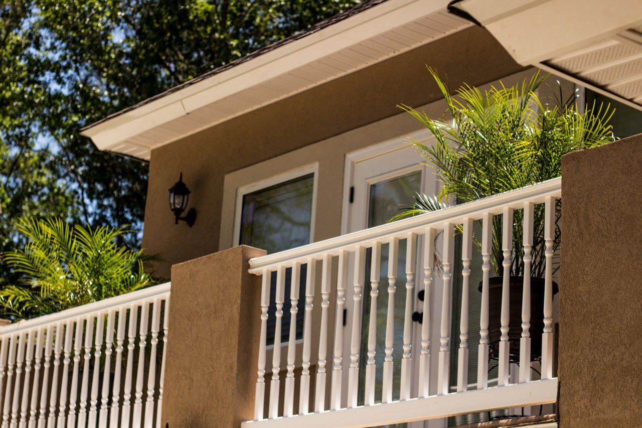 Low angle balcony view — Jacksonville, FL — Spriggs Drafting