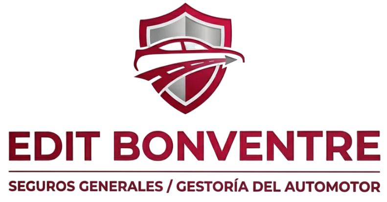 Logo de Edith Bonventre, seguros generales y gestoría del automotor