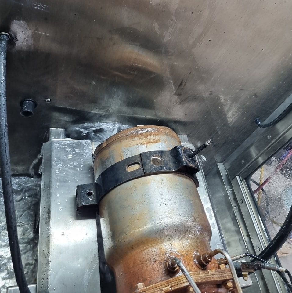 A Large Metal Pipe is Attached to a Machine — Regen NT In Holtze, NT