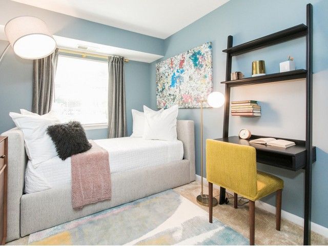 Spacious Bedroom with Desk | Crofton Village Apartments