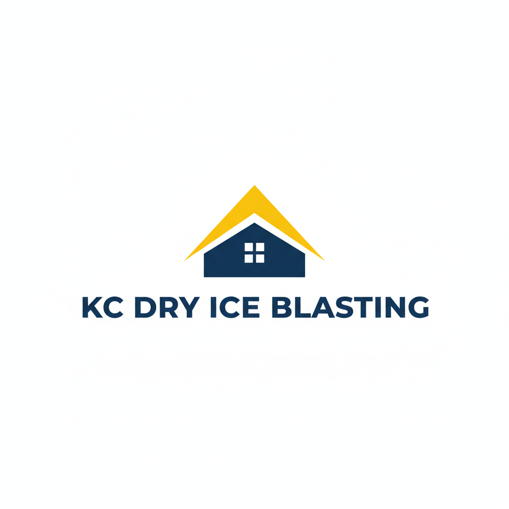 Logo: Blue house with yellow roof, white window squares, and 
