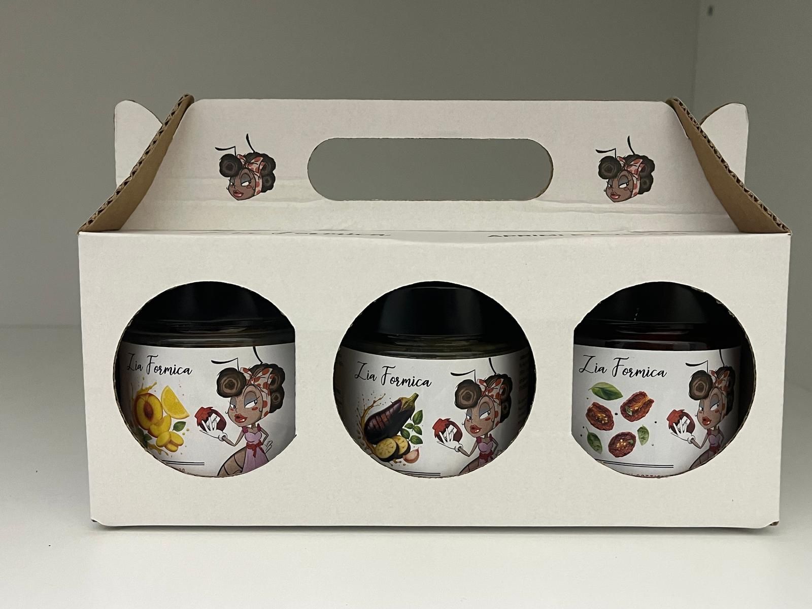 tris vasetti confetture