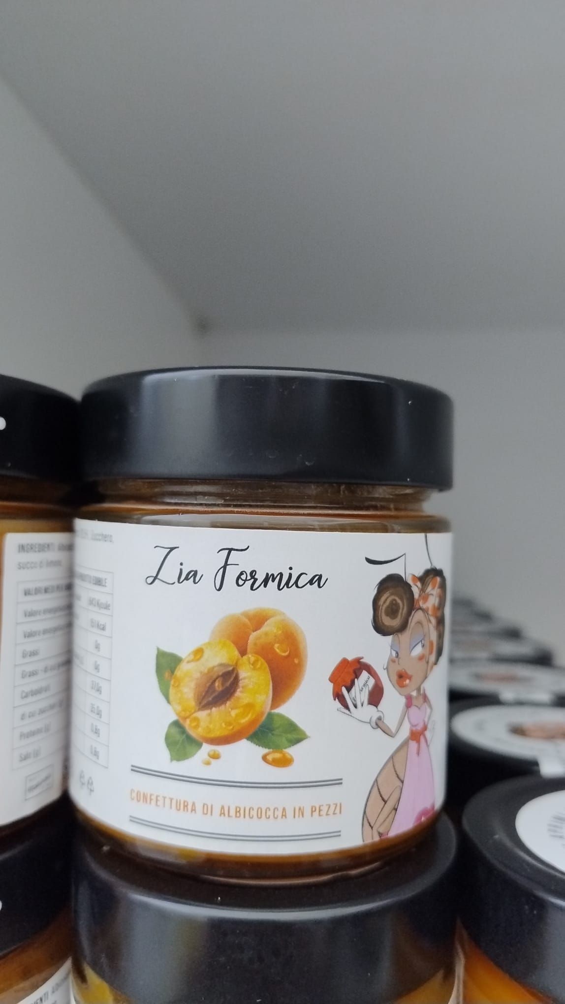 Confettura di albicocca in pezzi