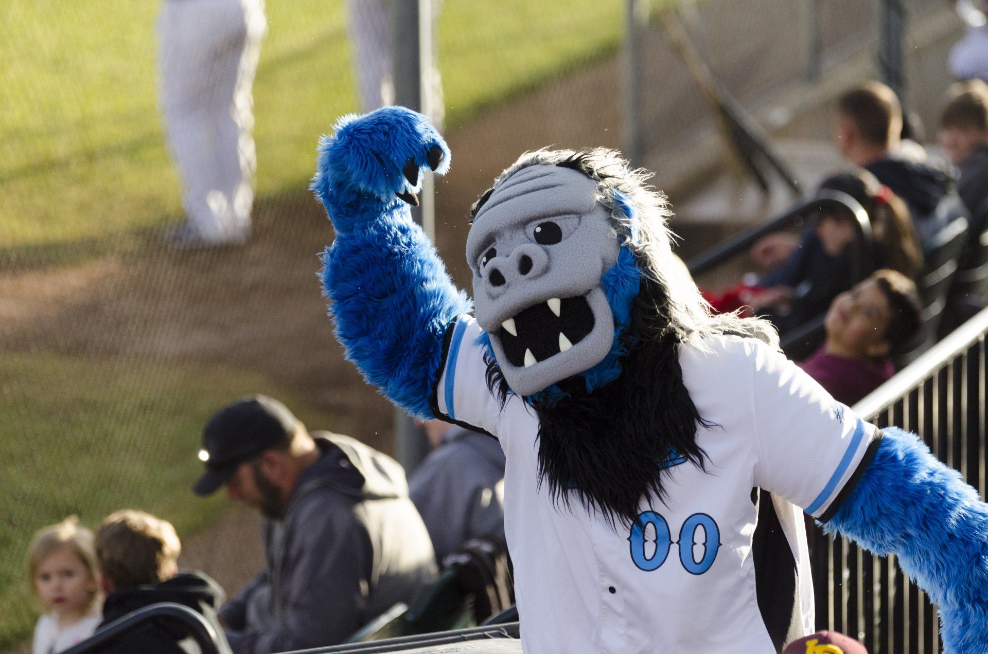 Mascot of Spearfish Sasquatch — Spearfish, SD — Spearfish Sasquatch Baseball