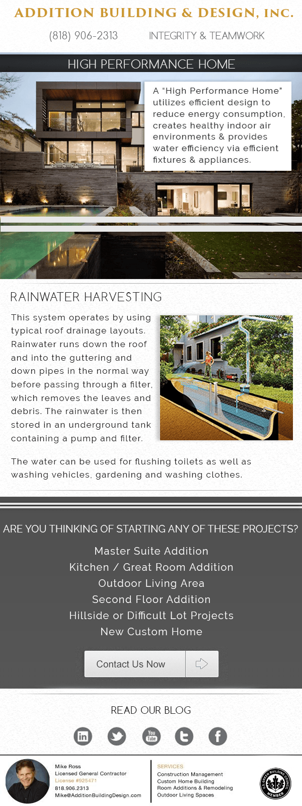 A screenshot of a website with a picture of a house.