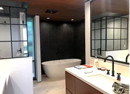 Bel Air Master Bathroom Custom Build Renovation
