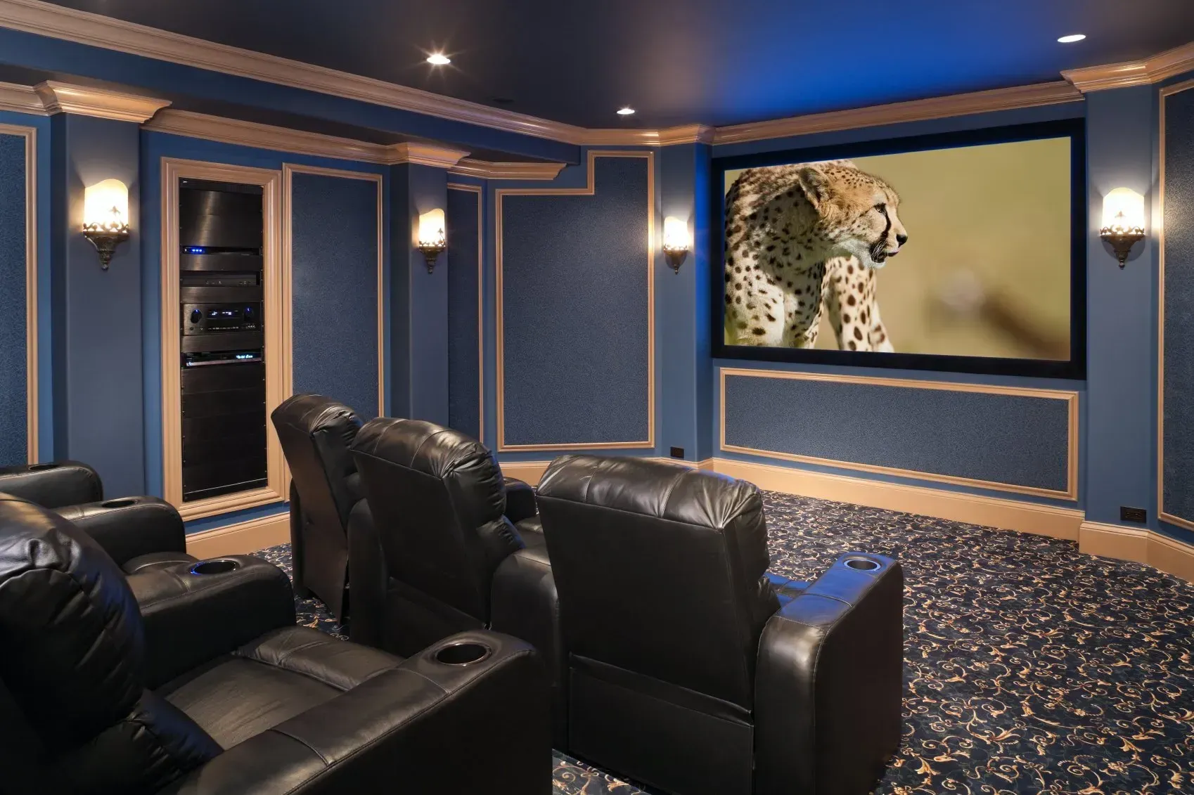 Media Room Brentwood Custom Build Renovation