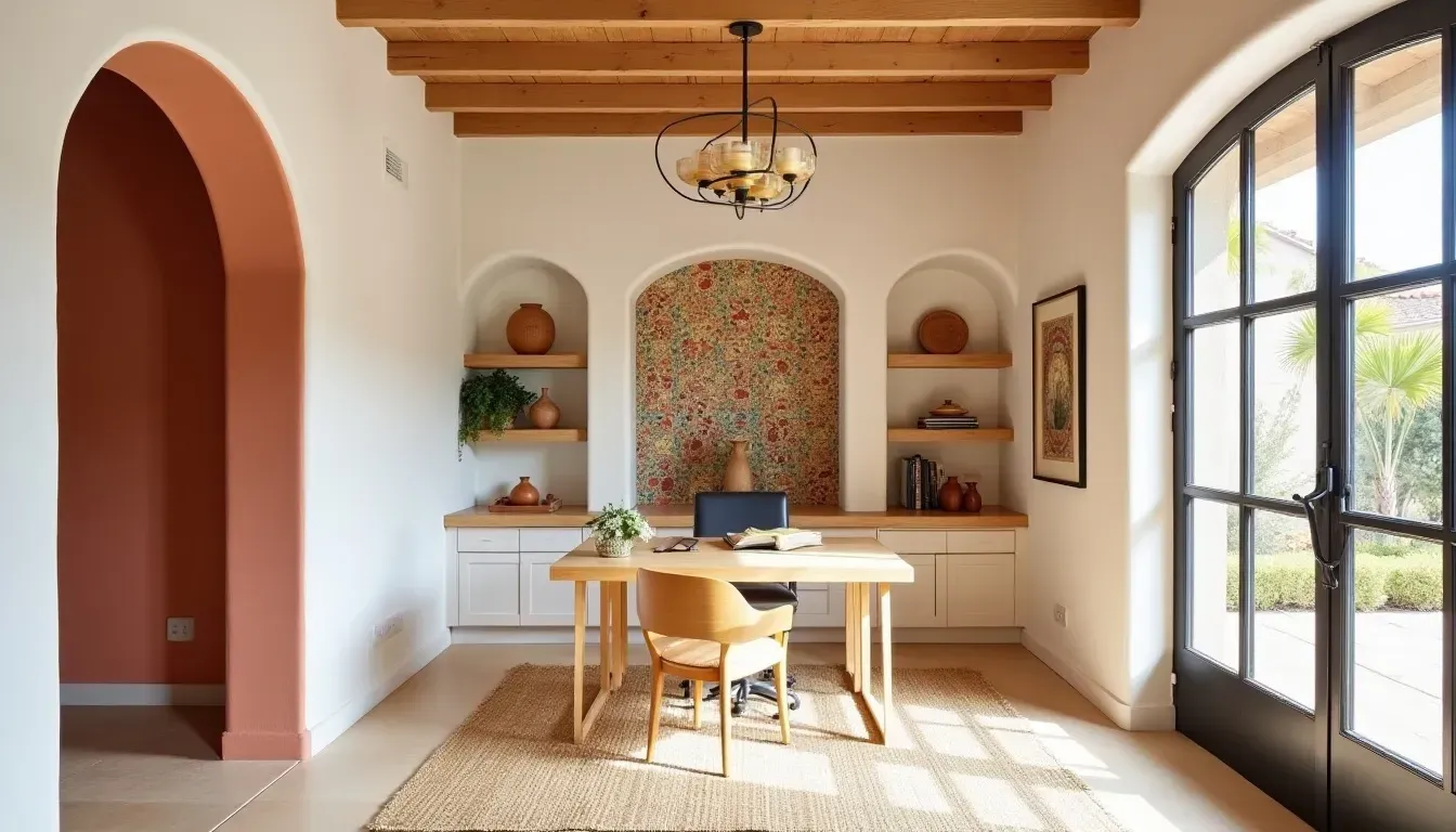 Mid Century Home Office Build Renovation