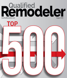 A sign that says qualified remodeler top 500