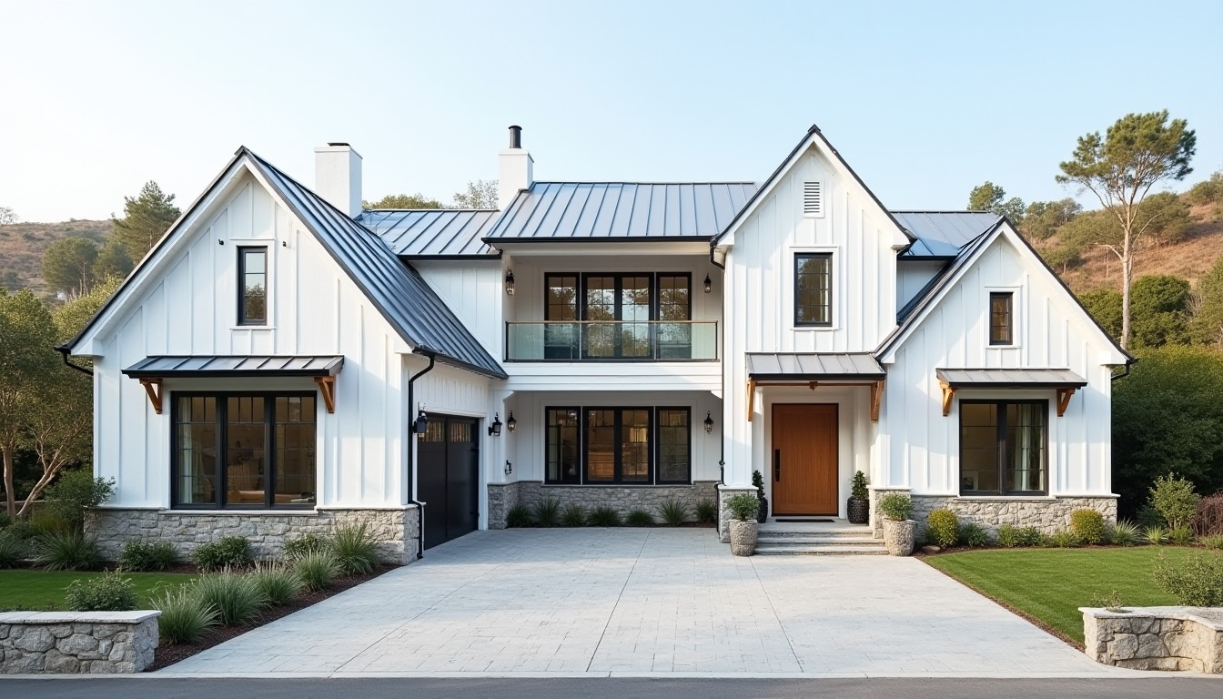 An artist 's impression of a house on a hill