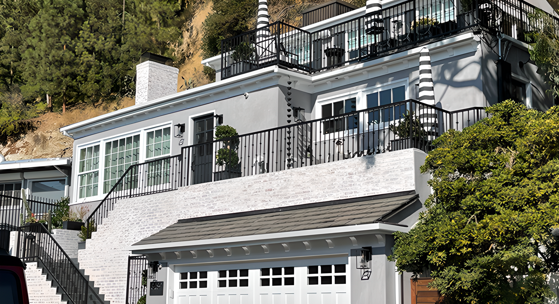 Hollywood Hills Rebuild Hillside Custom Build Renovation Two Story
