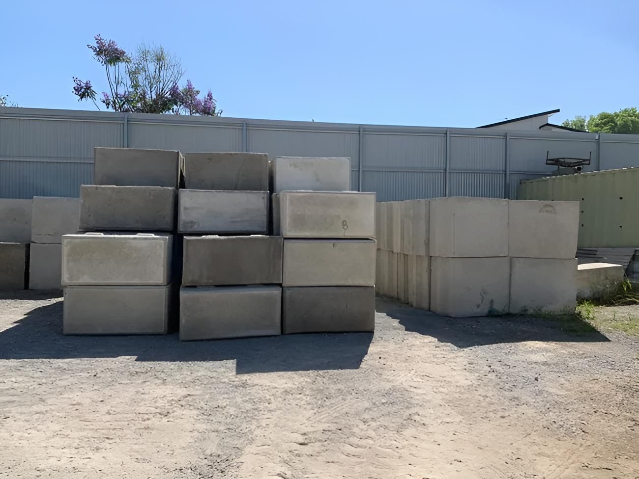A Pile of Concrete Blocks Stacked on Top of Each Other — Nicks Readymix in Poona, QLD
