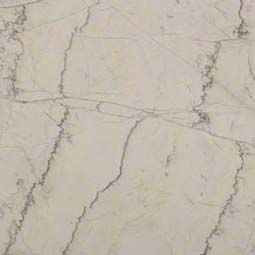 Beige marble tile with gray veining and subtle cracks across the surface