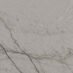 Light gray marble tile with subtle greenish veins and texture
