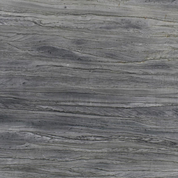 Gray marble stone surface with subtle wavy veining and layered texture