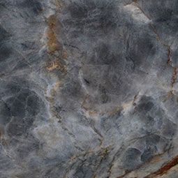 Gray-blue marble stone texture with white and brown veining