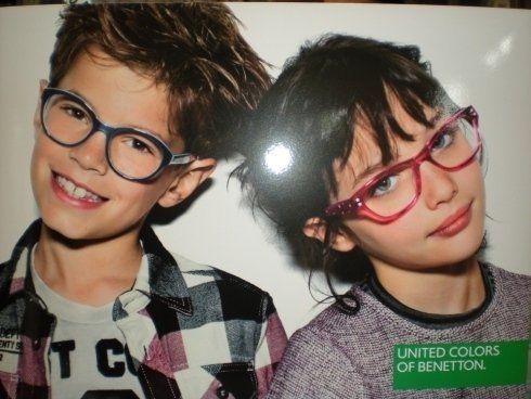 Occhiali da vista per bambini, Benetton