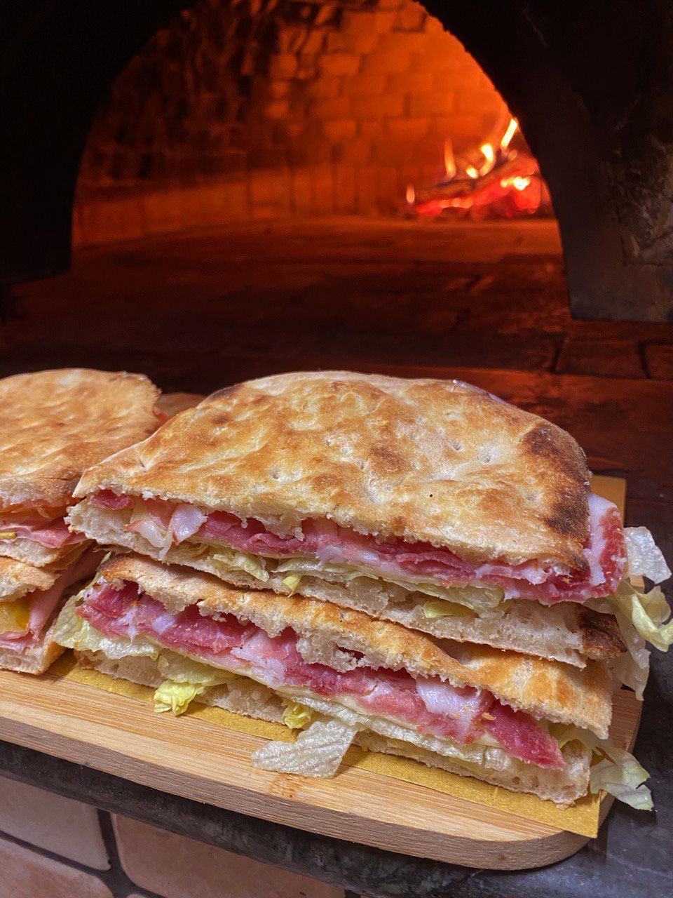 Focaccia alla pancetta