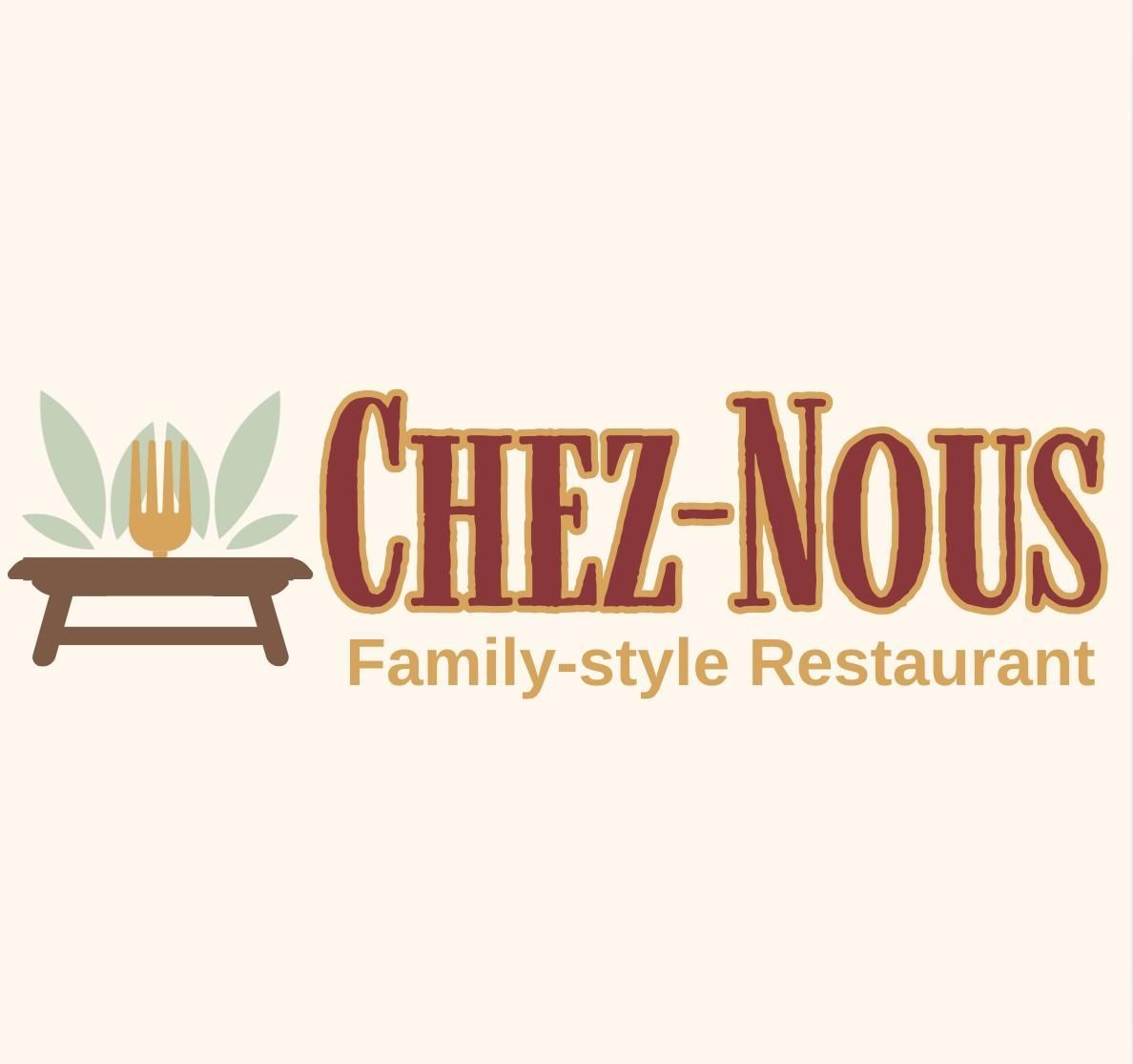 Logo of Chaise Cafe & Lounge, features a red chaise lounge next to black text and a red accent.