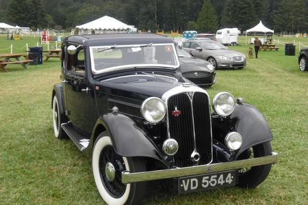 1936 Rover black and dark blue two tone