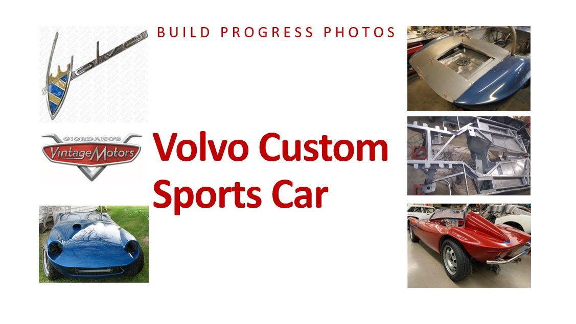 A volvo custom sports car is being built by manuel paredinha