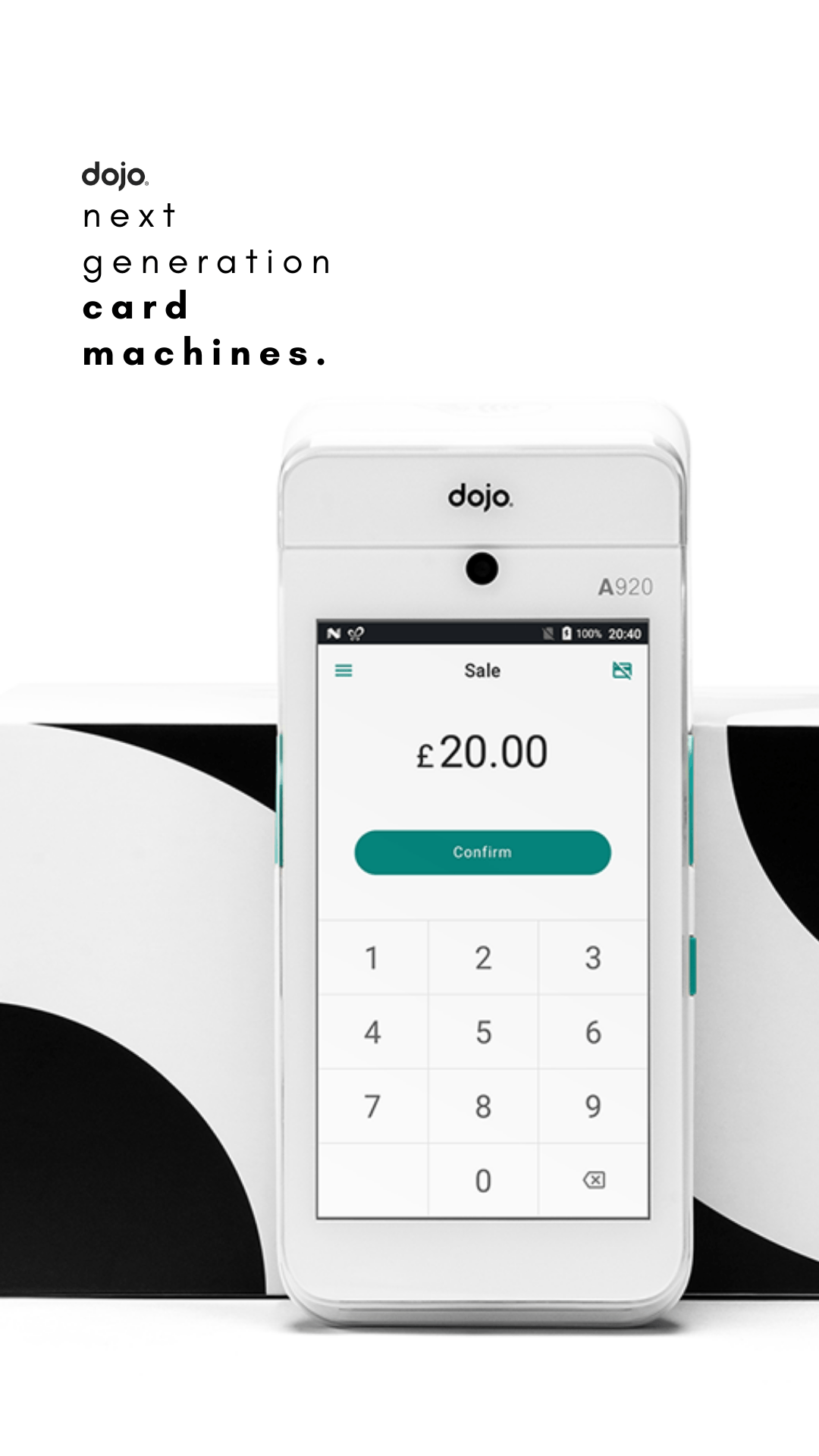 RD7 Dojo card machines Bristol. Monthly rolling contract.