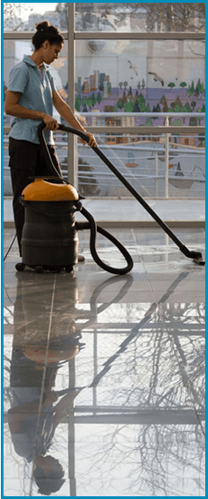 Professional cleaners - Bedfordshire - Cleanamotion - woman sweeping