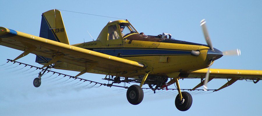 border air service crop duster aircraft