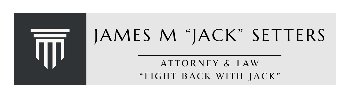 A logo for james m jack setters attorney & law
