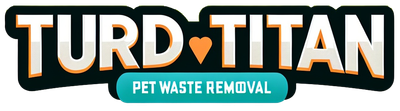 Turd Titan logo on the About Us page, reflecting trusted pet waste management services in Maryland and the District of Columbia.