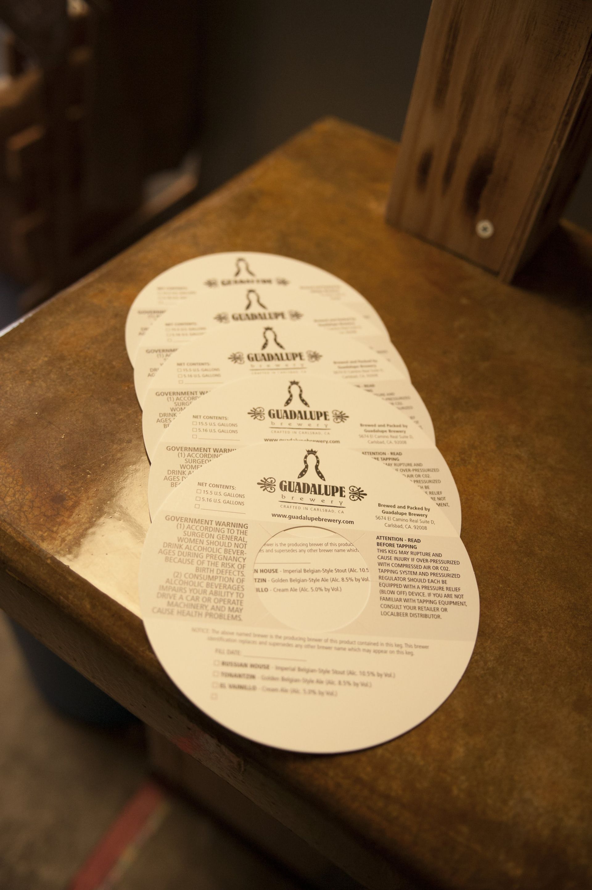 Guadalupe Brewery Order form