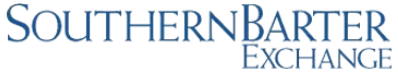 Southern Barter Exchange logo in blue text with a gold underline
