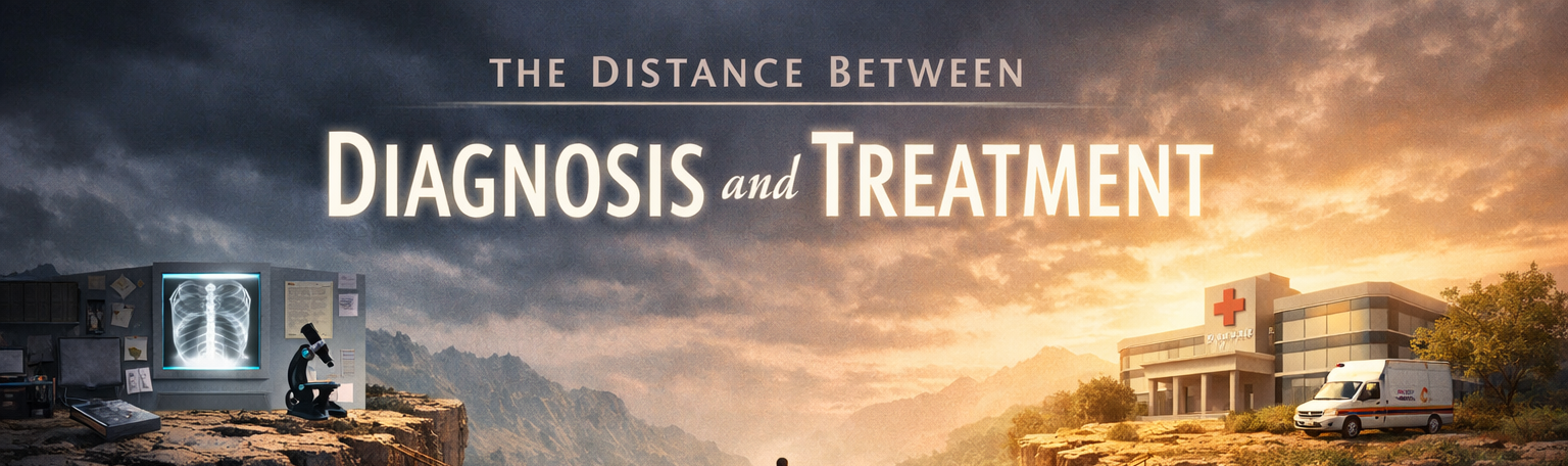 The distance between diagnosis and treatment