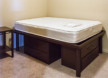 full size beds with storage