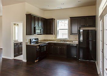 large open equipped kitchen