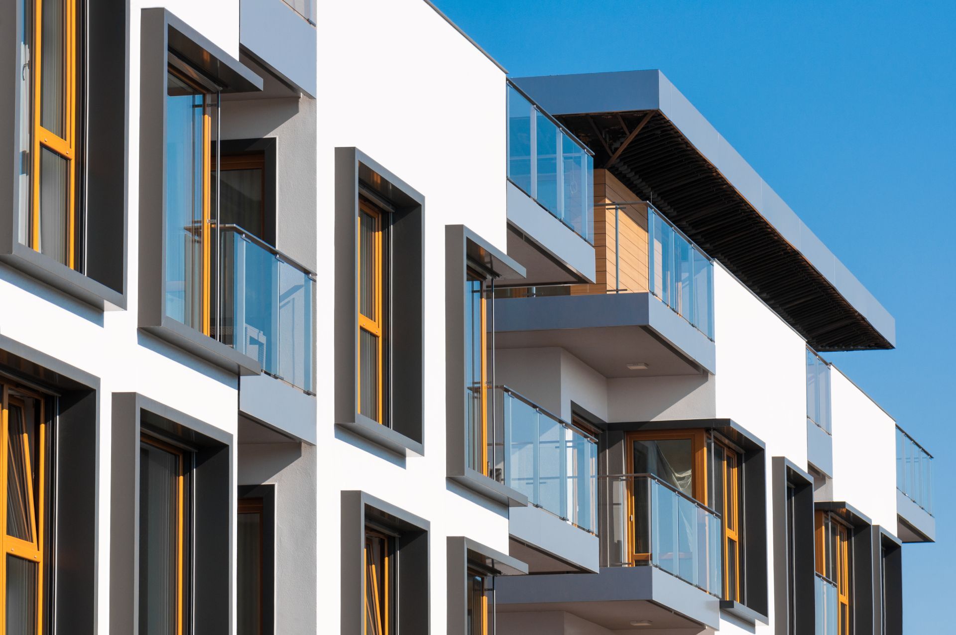 exterior view of apartments