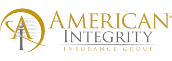 American Integrity Insurance Group logo: golden circle and letter design with text.