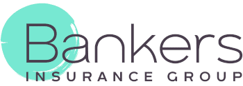Bankers Insurance Group logo. Teal circle with