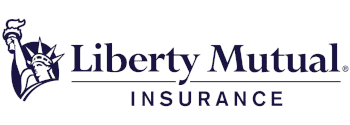 Liberty Mutual Insurance logo with Statue of Liberty and company name.