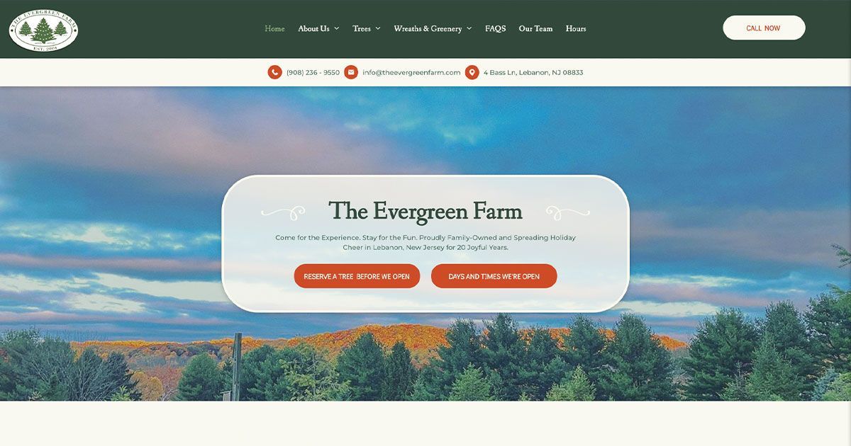 Christmas Tree Farm Team The Evergreen Farm