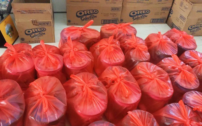 Pembagian Sembako Unit VI dari PT Spindo