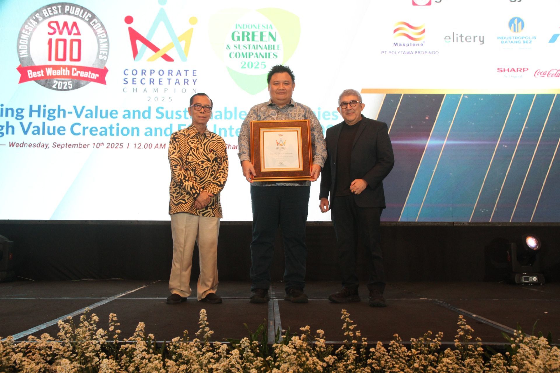 SPINDO Wins Corporate Secretary Champion 2025 Award from SWA