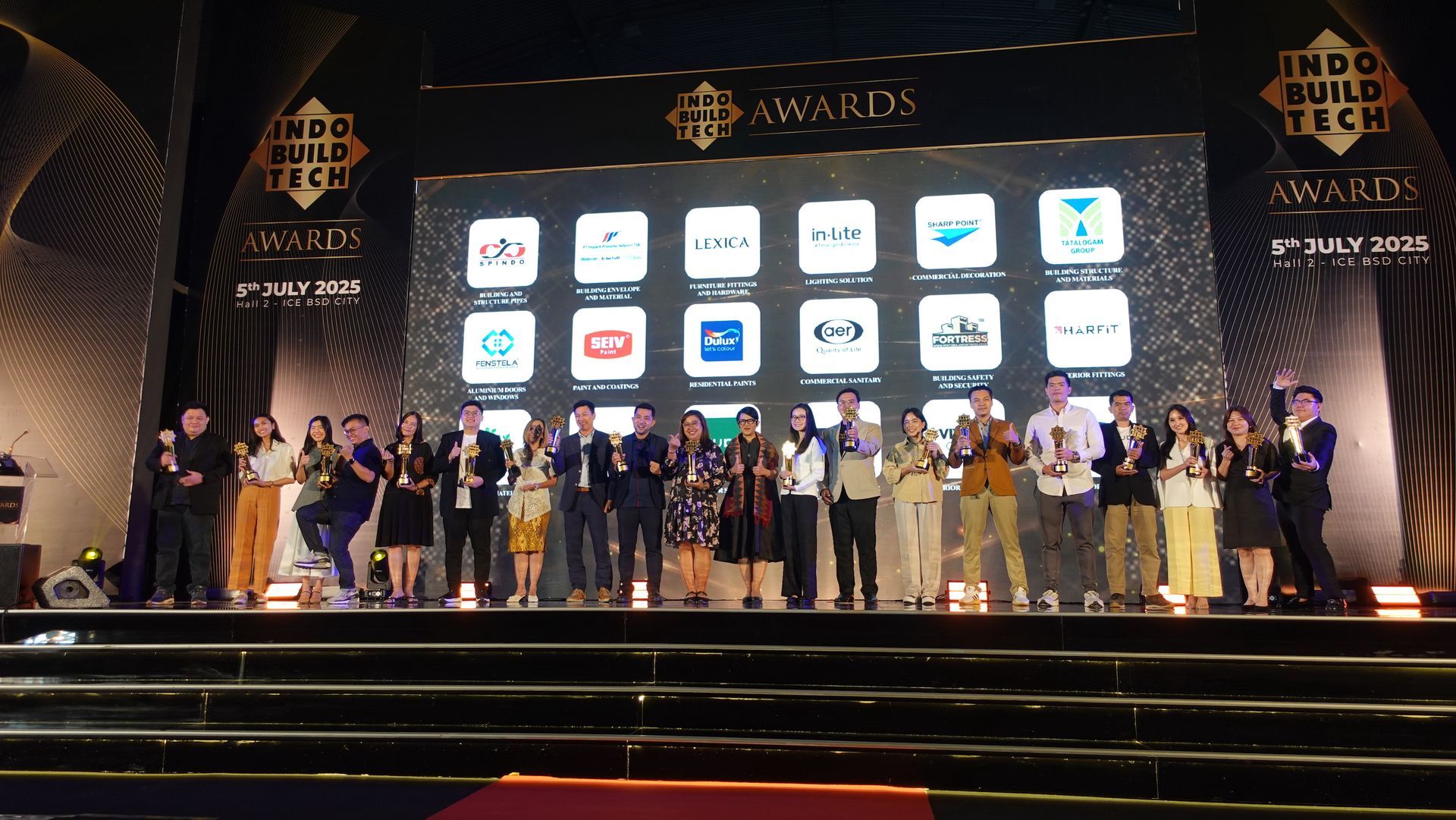 Acceptance of IndoBuildTech Award 2025 as
Best of The Best - Building & Structure Pipes Category