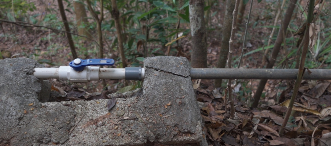 Pipe condition before the installation of new pipes in Petungsinarang Village, Ketro Hamlet, Pacitan, Thursday (01/08/2024)