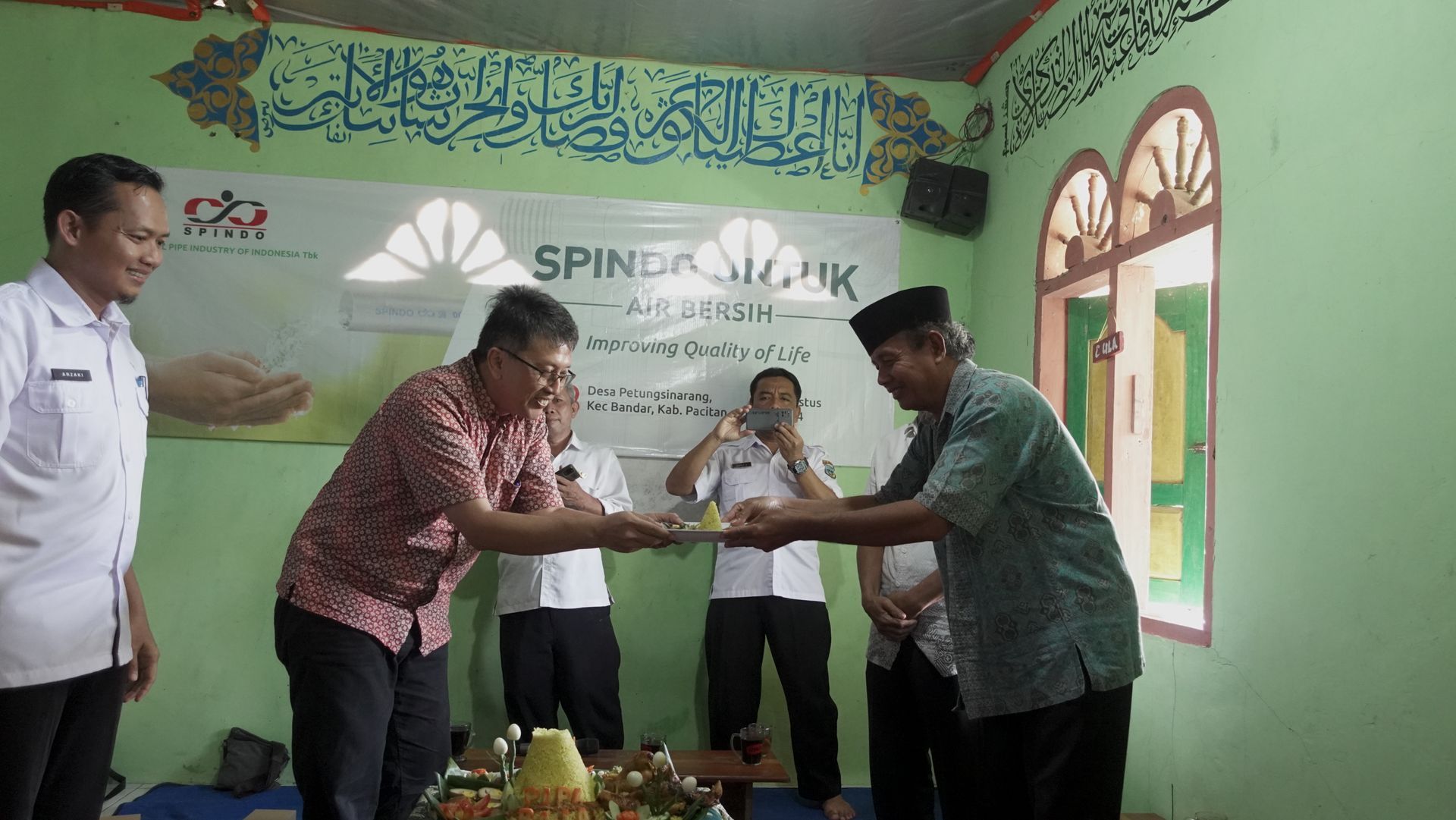 Inauguration of Pipe Installation by PT Steel Pipe Industry of Indonesia Tbk in Petungsinarang Village, Ketro Hamlet, Pacitan, Thursday (19/09/2024)