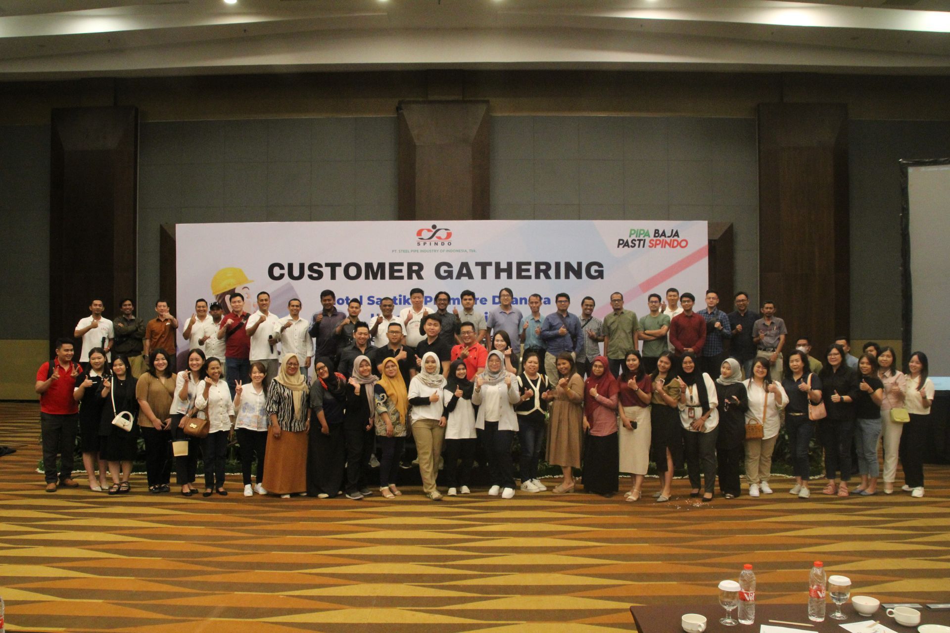 Group Photo of Customer Gathering Medan