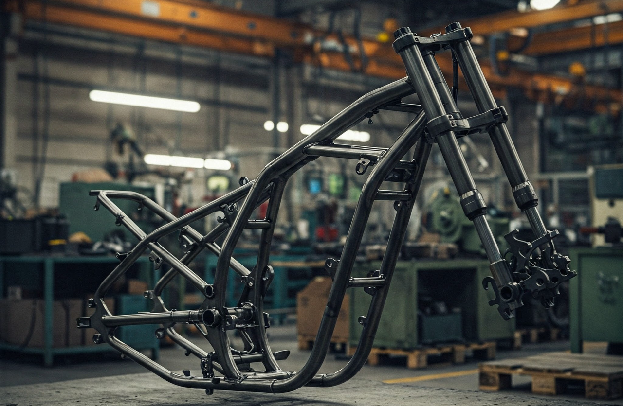 Jenis jenis rangka sepeda motor - double cradle