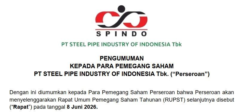 Rencana Penyelenggaraan RUPST 2026