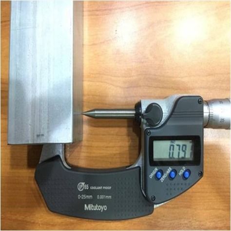 Uji ketebalan Pipa Hollow GI SPINDO